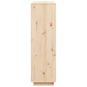 vidaXL Highboard 110.5x35x117 cm Solid Wood Pine