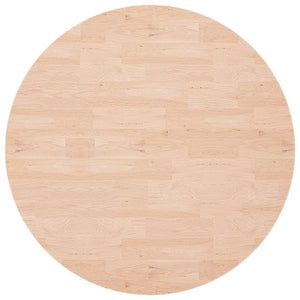 vidaXL Round Table Top ??90x1.5 cm Solid Wood Oak