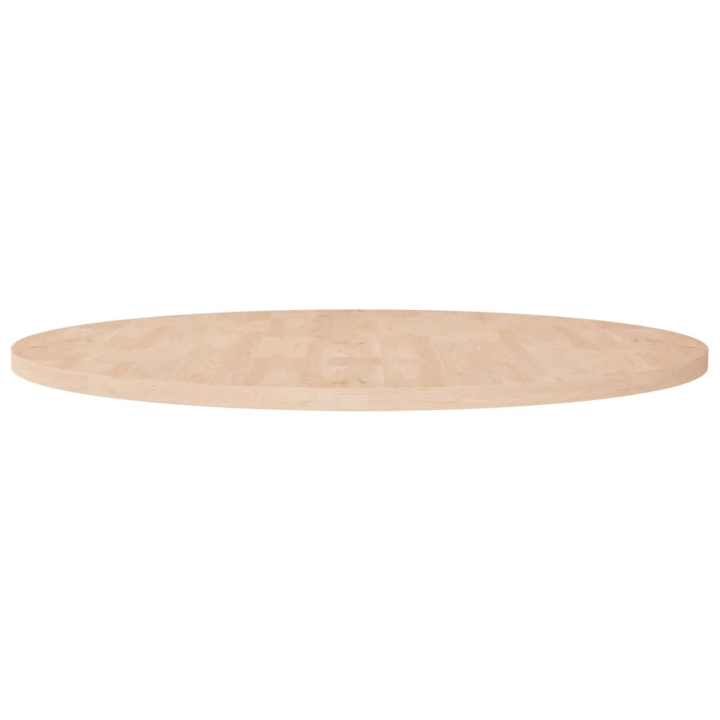 vidaXL Round Table Top Ø90x2,5 cm Untreated Solid Wood Oak