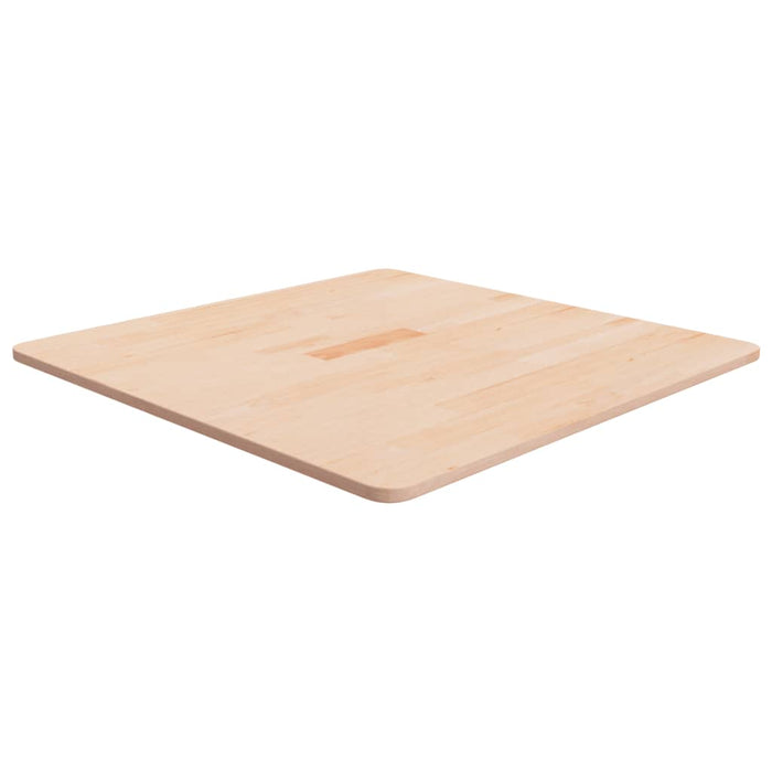 vidaXL Square Table Top 70x70x1.5 cm Untreated Solid Wood Oak