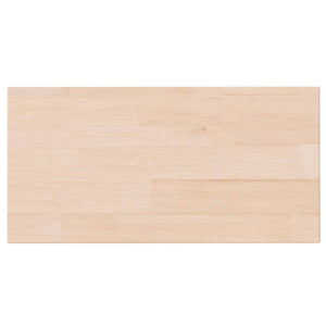 vidaXL Shelf Board 40x20x1.5 cm Untreated Solid Wood Oak