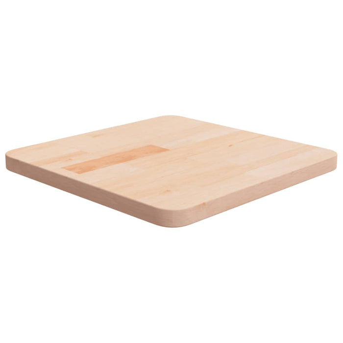 vidaXL Square Table Top 40x40x2.5 cm Untreated Solid Wood Oak