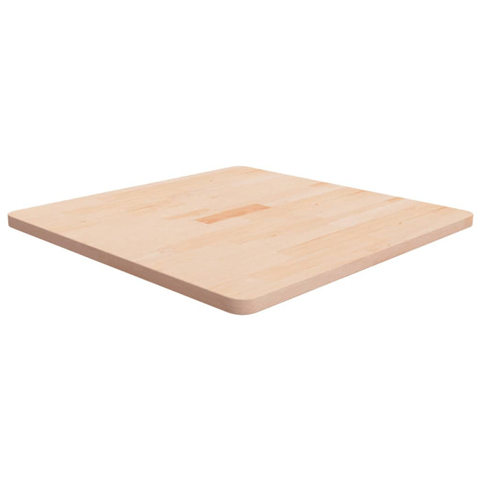 vidaXL Square Table Top 70x70x2.5 cm Untreated Solid Wood Oak