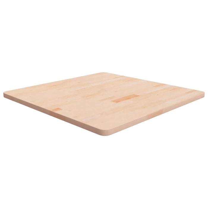 vidaXL Square Table Top 80x80x2.5 cm Untreated Solid Wood Oak