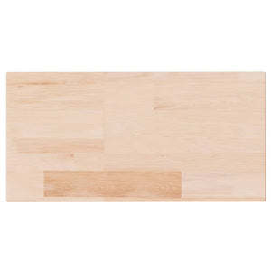 vidaXL Shelf Board 40x20x4 cm Untreated Solid Wood Oak