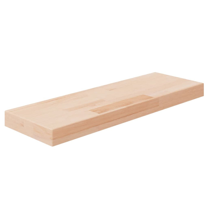 vidaXL Shelf Board 60x20x4 cm Untreated Solid Wood Oak