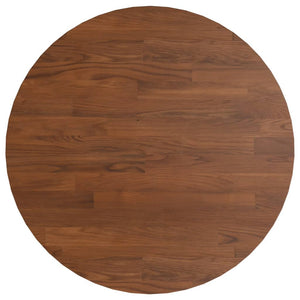 vidaXL Round Table Top Dark Brown Ø40x1.5 cm Treated Solid Wood Oak