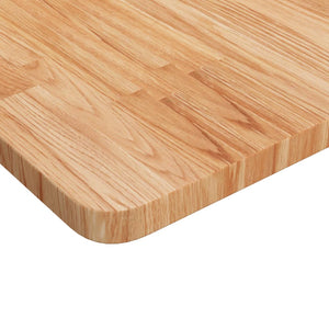 vidaXL Square Table Top Light Brown 50x50x2.5cm Treated Solid Wood Oak