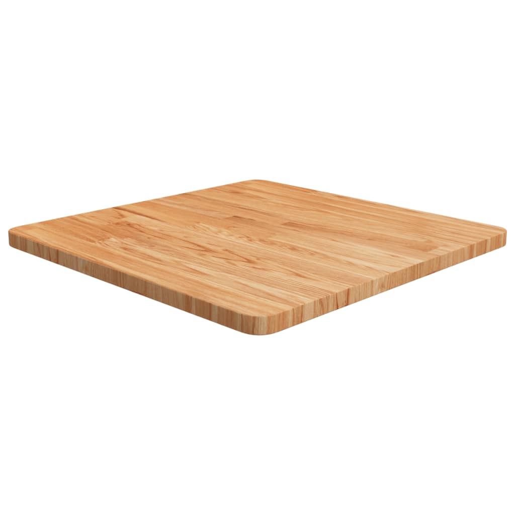 vidaXL Square Table Top Light Brown 60x60x2.5cm Treated Solid Wood Oak