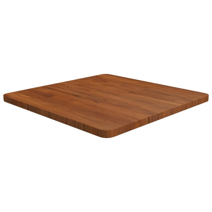 vidaXL Square Table Top Dark Brown 60x60x2.5cm Treated Solid Wood Oak