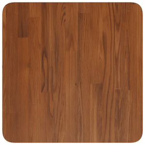 vidaXL Square Table Top Dark Brown 40x40x4cm Treated Solid Wood Oak