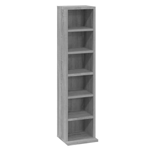 vidaXL CD Cabinet Grey Sonoma 21x20x88 cm Engineered Wood