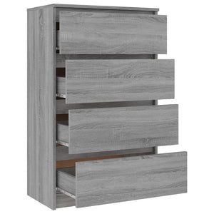 vidaXL Sideboard Grey Sonoma 60x35x98.5 cm Engineered Wood