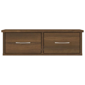 vidaXL Wall Cabinet Brown Oak 60x26x18.5 cm Engineered Wood