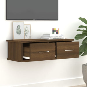 vidaXL Wall Cabinet Brown Oak 60x26x18.5 cm Engineered Wood