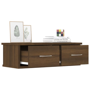 vidaXL Wall Cabinet Brown Oak 60x26x18.5 cm Engineered Wood