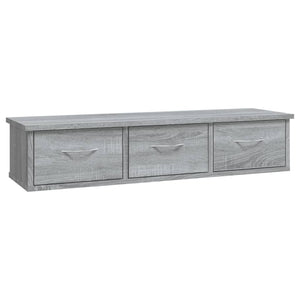 vidaXL Wall Cabinet Grey Sonoma 88x26x18.5 cm Engineered Wood