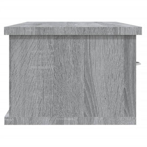 vidaXL Wall Cabinet Grey Sonoma 88x26x18.5 cm Engineered Wood