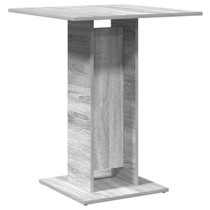 vidaXL Bistro Table Grey Sonoma 60x60x75 cm Engineered Wood