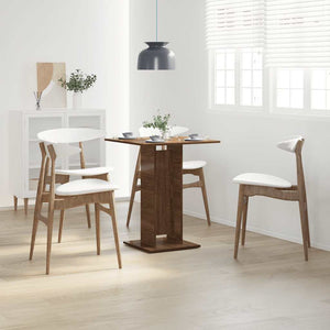 vidaXL Bistro Table Brown Oak 60x60x75 cm Engineered Wood