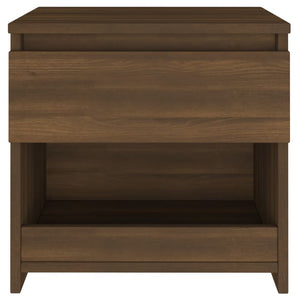 vidaXL Bedside Cabinet Brown Oak 40x30x39 cm Engineered Wood