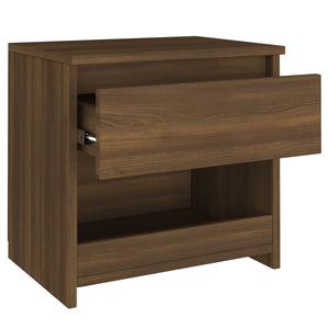 vidaXL Bedside Cabinet Brown Oak 40x30x39 cm Engineered Wood