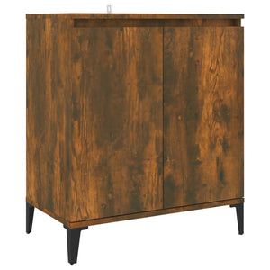 vidaXL Sideboard Smoked Oak 60x35x70 cm Engineered Wood