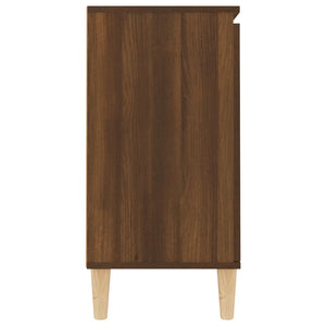 vidaXL Sideboard Brown Oak 103.5x35x70 cm Engineered Wood