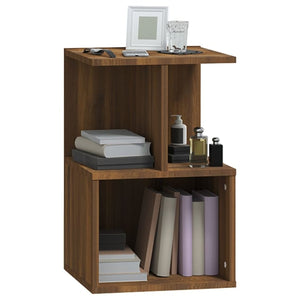 vidaXL Bedside Cabinets 2 pcs Brown Oak 35x35x55 cm Engineered Wood