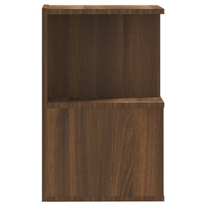 vidaXL Bedside Cabinets 2 pcs Brown Oak 35x35x55 cm Engineered Wood