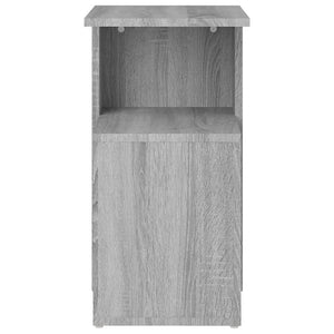 vidaXL Side Table Grey Sonoma 36x30x56 cm Engineered Wood