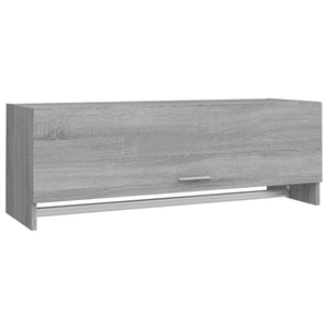 vidaXL Wardrobe Grey Sonoma 100x32.5x35 cm Engineered Wood