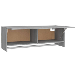 vidaXL Wardrobe Grey Sonoma 100x32.5x35 cm Engineered Wood