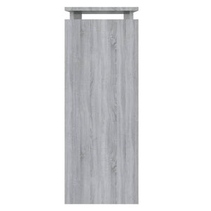 vidaXL Console Table Grey Sonoma 80x30x80 cm Engineered Wood