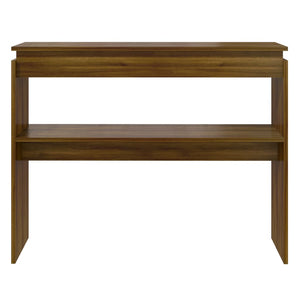 vidaXL Console Table Brown Oak 102x30x80 cm Engineered Wood