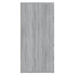 vidaXL Sideboard Grey Sonoma 80x36x75 cm Engineered Wood