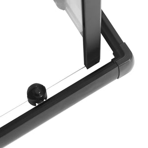 vidaXL Stripe Shower Cabin ESG 80x70x180 cm Black