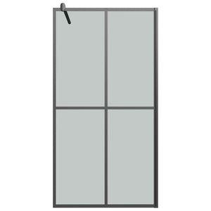 vidaXL Walk-in Shower Screen 100x195cm Dark Tempered Glass