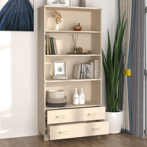 vidaXL Highboard HAMAR Solid Wood Pine Honey Brown