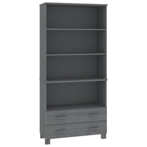 vidaXL Highboard HAMAR Solid Wood Pine Dark Grey