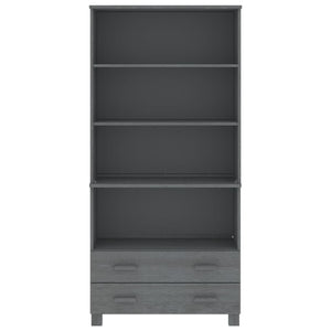 vidaXL Highboard HAMAR Solid Wood Pine Dark Grey