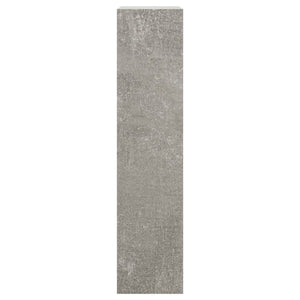 vidaXL Shoe Cabinet Concrete Grey 63x24x103 cm Engineered Wood