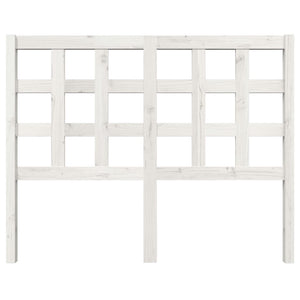 vidaXL Bed Headboard White 125.5x4x100 cm Solid Wood Pine