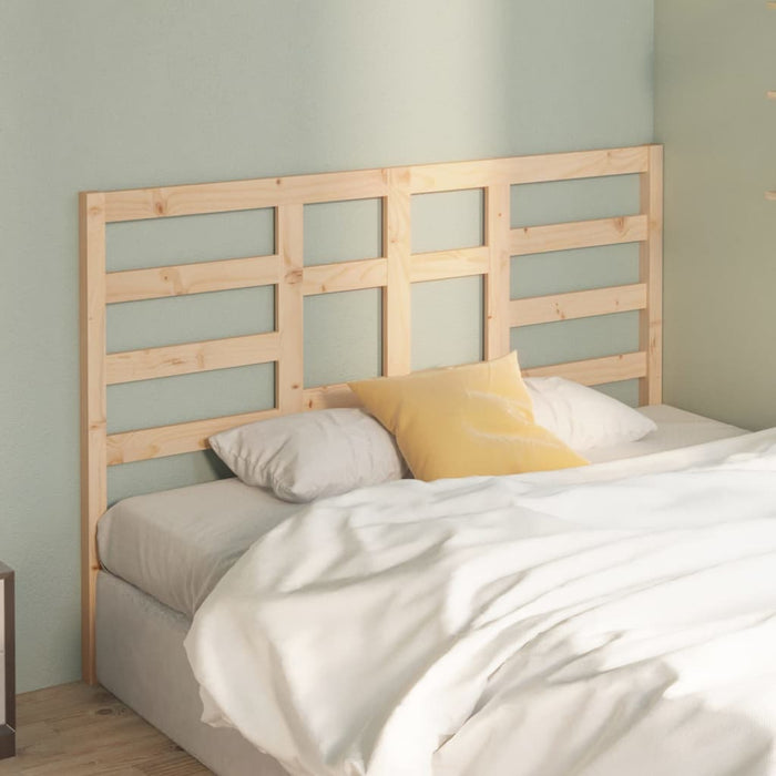 vidaXL Bed Headboard 156x4x104 cm Solid Wood Pine