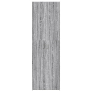 vidaXL Office Cabinet Grey Sonoma 60x32x190 cm Engineered Wood