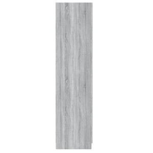 vidaXL Wardrobe Grey Sonoma 90x50x200 cm Engineered Wood