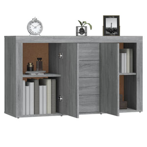 vidaXL Sideboard Grey Sonoma 120x36x69 cm Engineered Wood