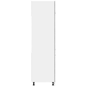 vidaXL Refrigerator Cabinet Grey Sonoma 60x57x207 cm Engineered Wood