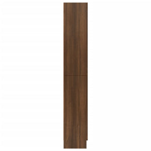 vidaXL Vitrine Cabinet Brown Oak 82.5x30.5x185.5 cm Engineered Wood