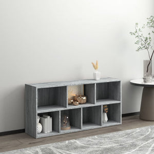 vidaXL Book Cabinet Grey Sonoma 50x25x106 cm